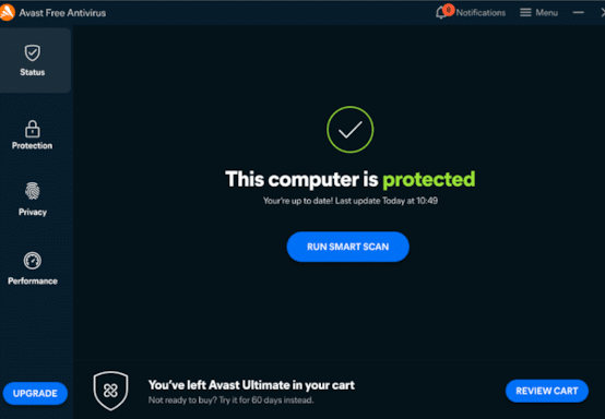 Avast Free Antivirus UK