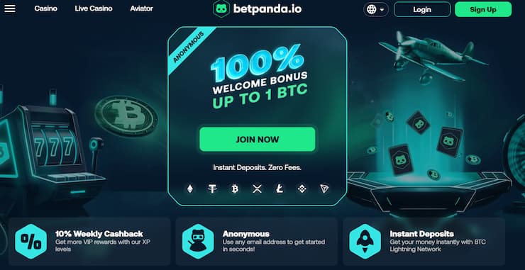 BetPanda homepage