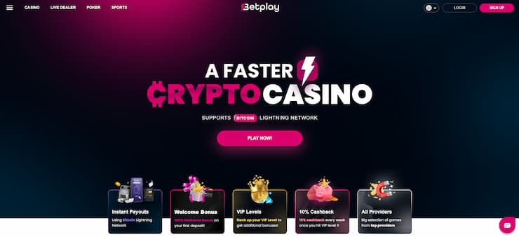 Betplay is a VPN friendly casino