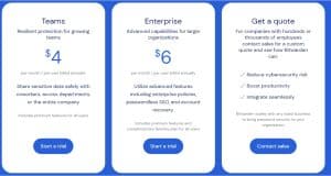 Bitwarden Business Pricing