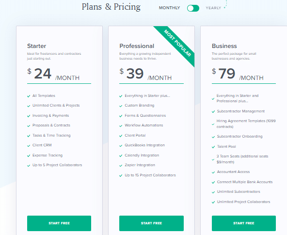 Bonsai Pricing