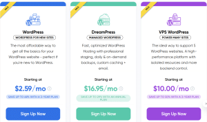 DreamHost pricing