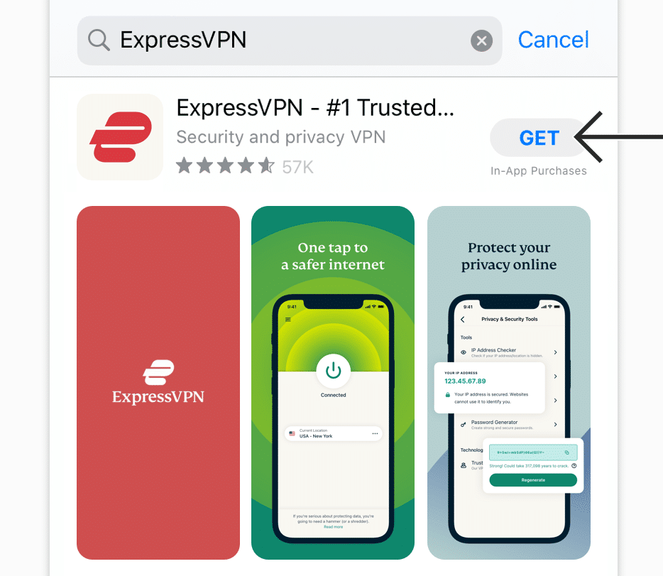 expressvpn setup ios