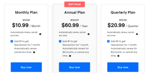 Famisafe Pricing