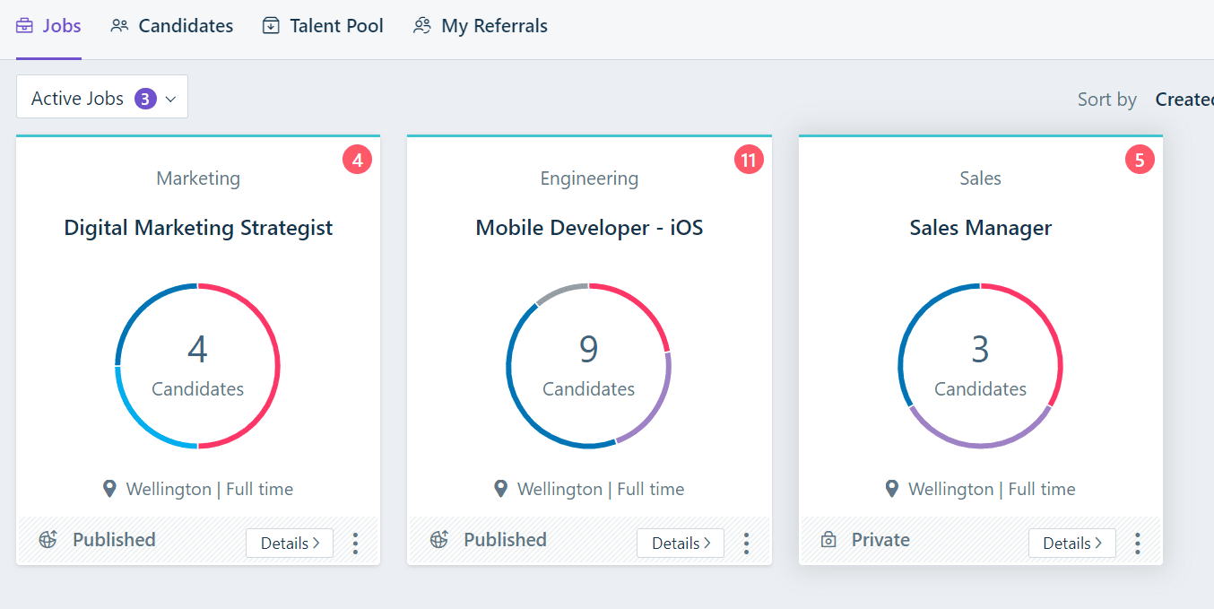 Freshteams recruitment CRM software