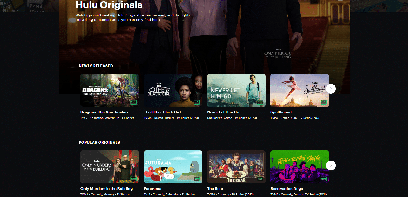 Hulu’s Originals