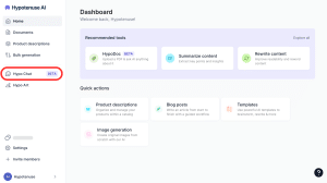 Hypotenuse Dashboard