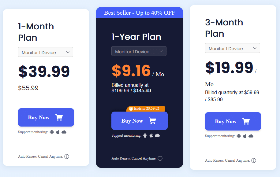 ClevGuard pricing plans