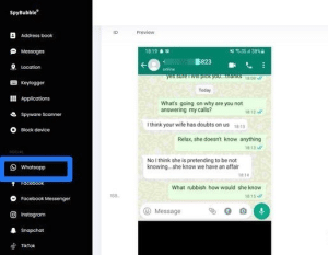 WhatsApp tracking using SpyBubble Pro