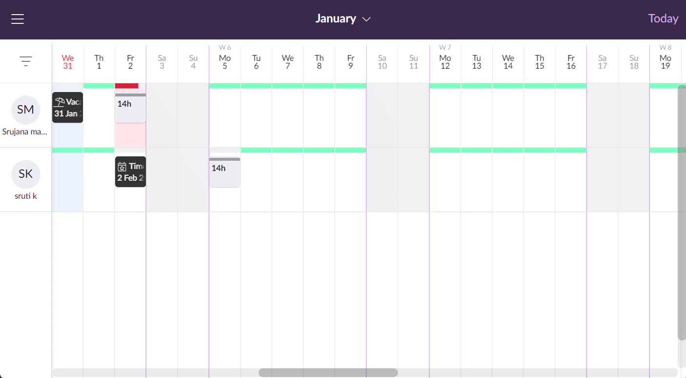 ResourceGuru capacity planning