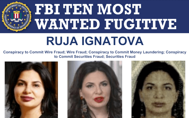 Cryptoqueen on FBI’s Most Wanted List