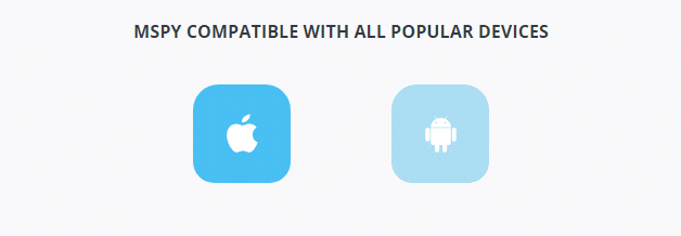 mSpy is compatible with Android and iOS