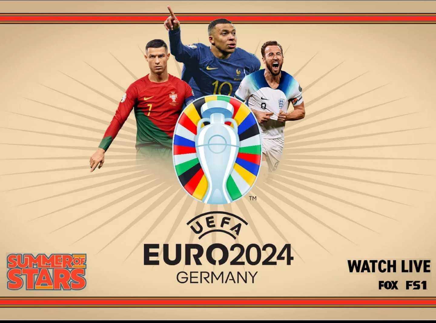 FOX will be streaming the full EURO 2024 Championship via Sling