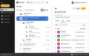 Keeper password vault