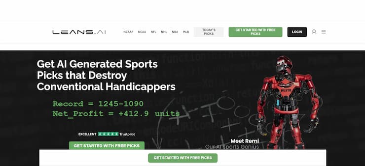 Leans.ai is a great AI bot for sports betting