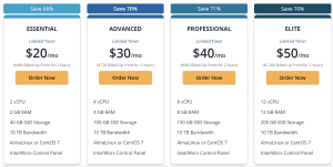 Liquid Web pricing