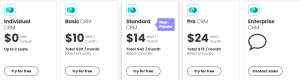 Monday Sales CRM Pricing