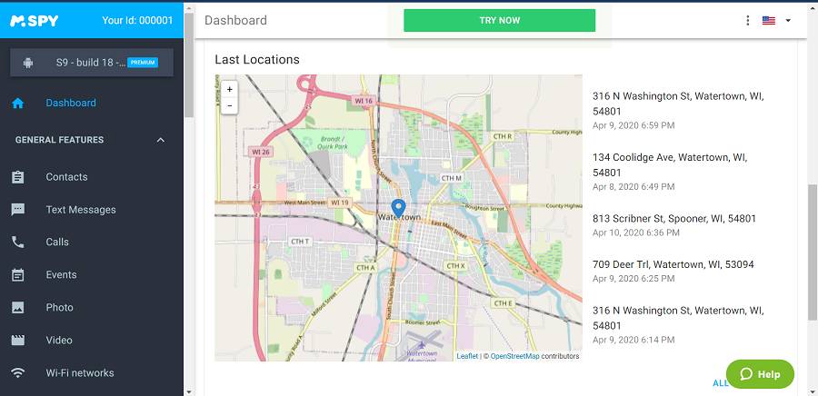 mSpy | boyfriend location tracking