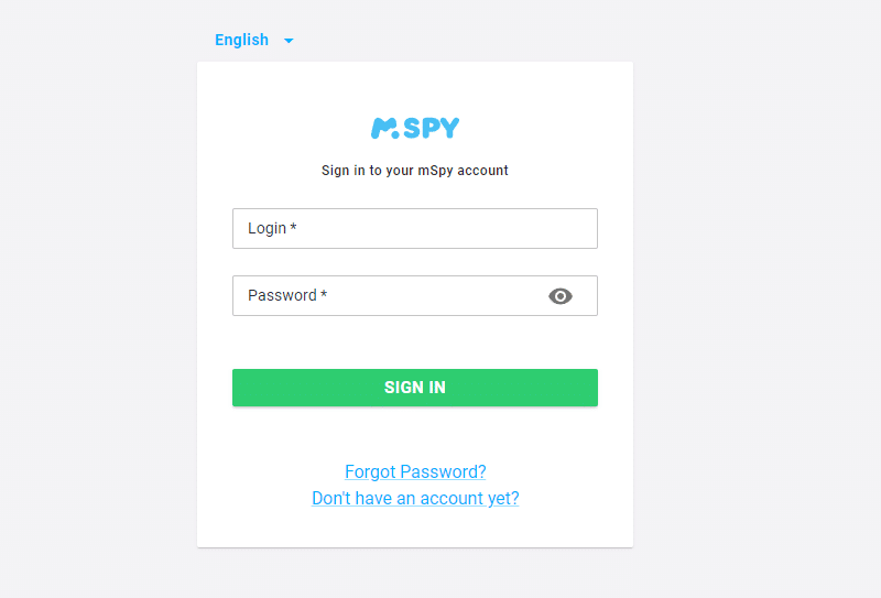 mSpy login Tinder Spy App