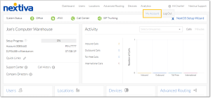 Nextiva Dashboard | How to get a VoIP number