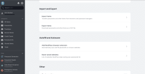 NordPass Dashboard1