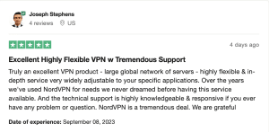 NordVPN Support – Trust Pilot