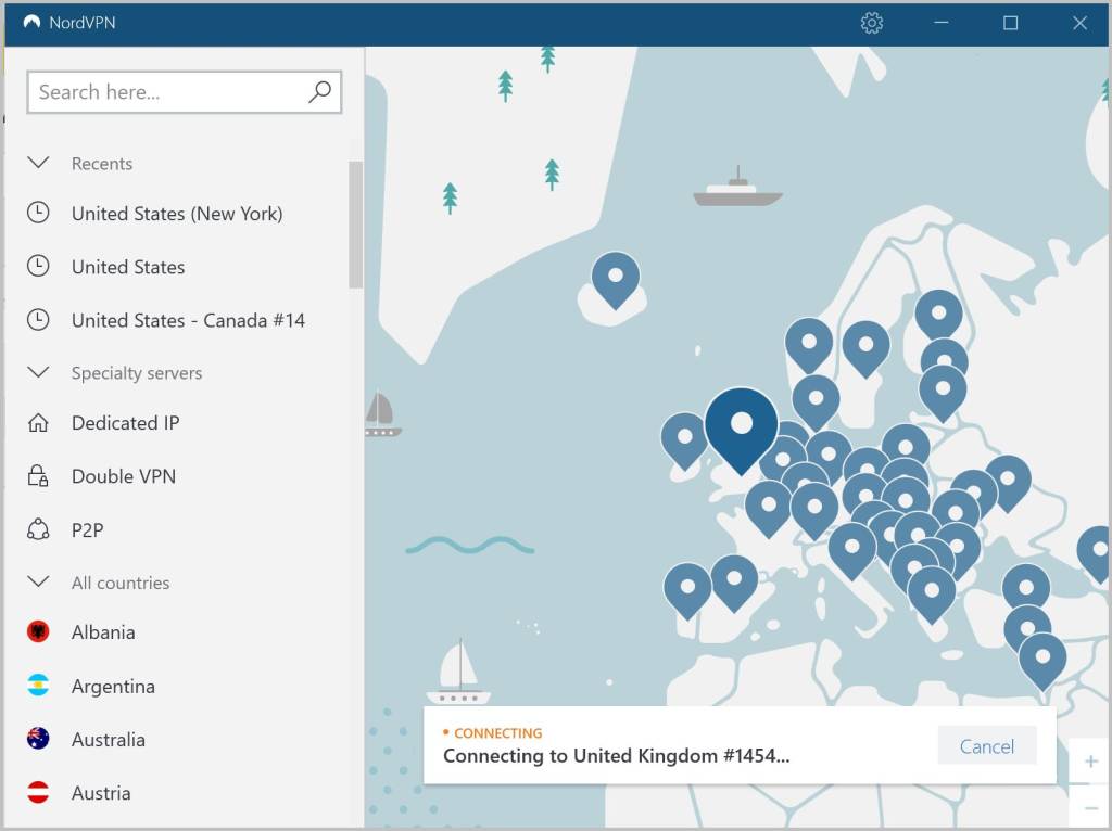 NordVPN VPN in UAE