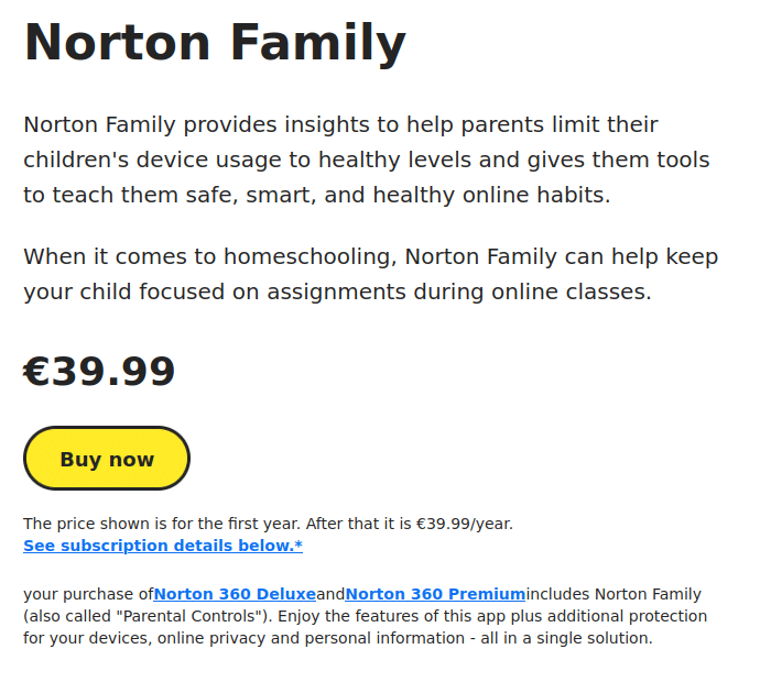 norton germany euro price