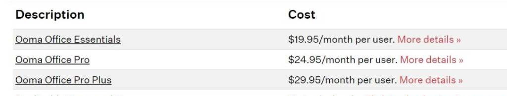 Ooma Pricing