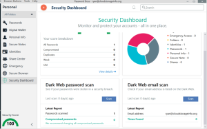 Password Boss Dashboard