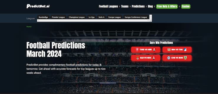 Bet with Predictbet.ai