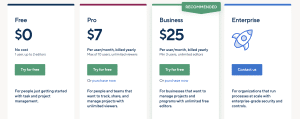 Smartsheet Pricing