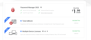 Total Password Pricing