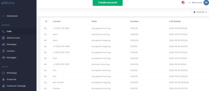 uMobix's Intuitive WiFi spy app