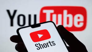 YouTube shorts phone app logo